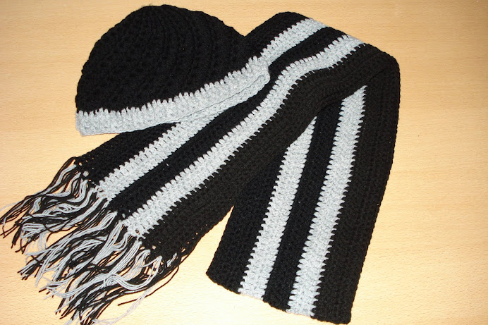 conjunto de gorro y bufanda