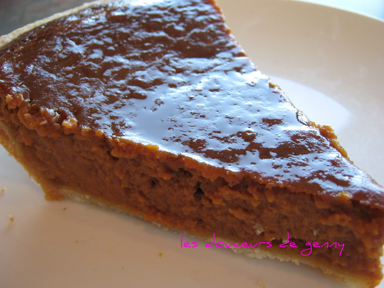 Les douceurs de genny: TARTE À LA CITROUILLE ET MÉLASSE