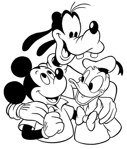 Mickey Mouse Clubhouse Coloring Pages