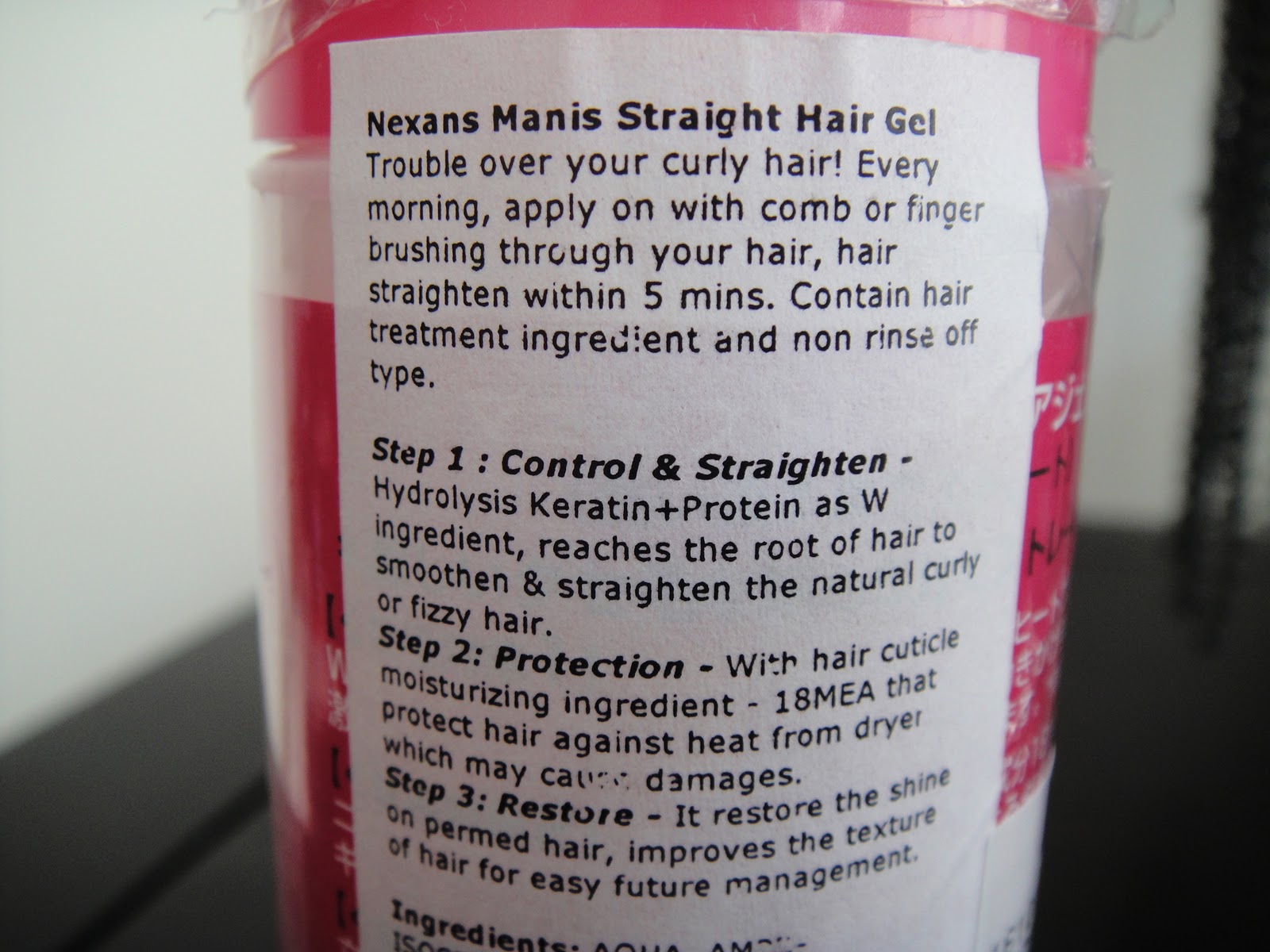 Adorably Clueless Me Nexans Manis Straight Hair Gel From Japan
