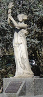 A small image of a copy of the Goddess of Democracy statue, which was originally constructed by the Tiananmen Square students. This copy stands at the University of British Columbia in Vancouver, Canada. This image was taken outside of Student Union Building of the University of British Columbia by Dr. Kwan and uploaded to the Wikimedia Commons on 2007-04-27 when it was placed by Dr. Kwan into the public domain. Small image of a copy of the Goddess of Democracy statue, which was originally constructed by the Tiananmen Square students. This copy stands at the University of British Columbia in Vancouver, Canada. This image was taken outside of Student Union Building of the University of British Columbia by Dr. Kwan and uploaded to the Wikimedia Commons on 2007-04-27 when it was placed by Dr. Kwan into the public domain.