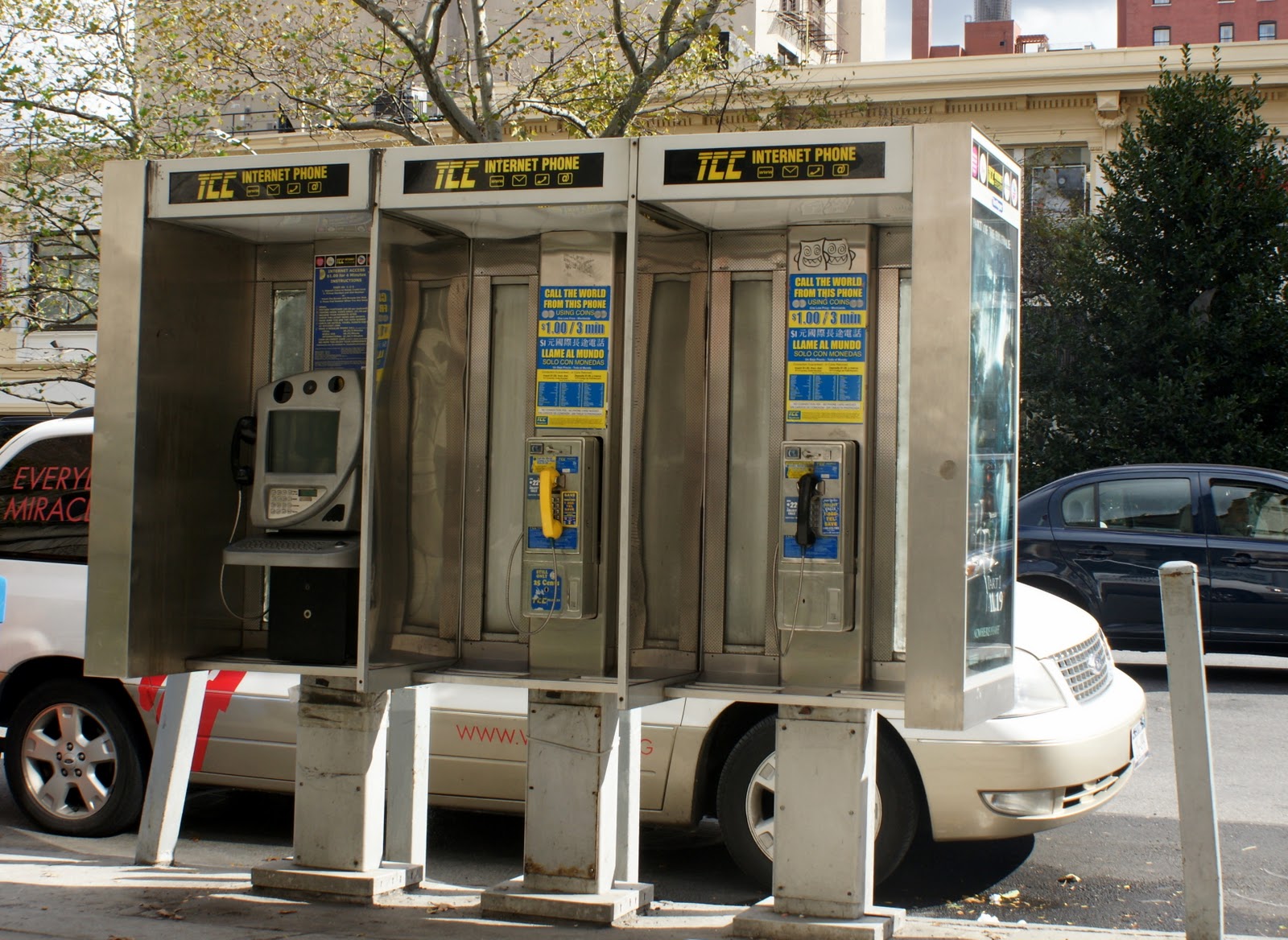 Social Shutter Pay Phones Remain on Every Corner in One American City