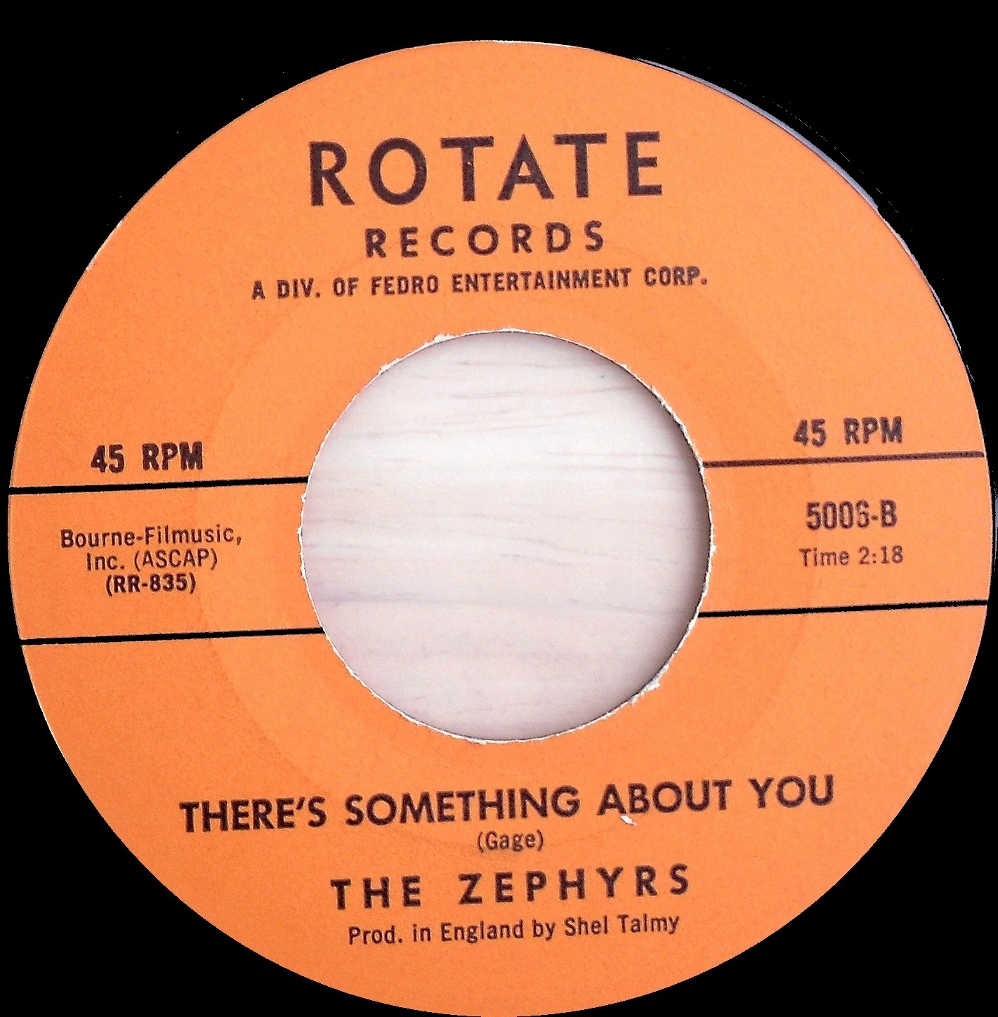 THE ZEPHYRS THERE'S SOMETHING ABOUT YOU