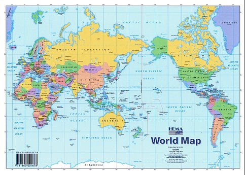 World Map With Countries And World Map Countries And Capitals. World Map With Countries And