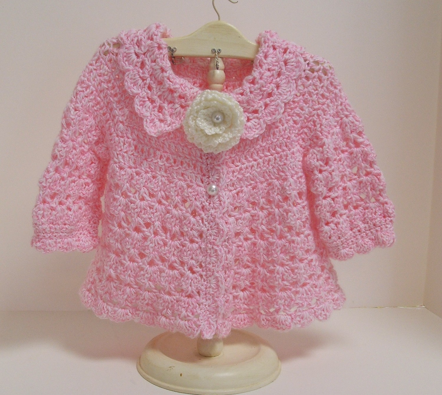 Crochet Baby Girl Crochet baby jacket