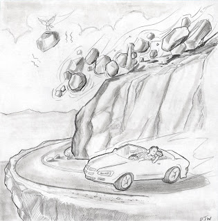 http://djwebbimages.com/images/Falling_rocks_w_car.jpg rocks thrown at car prank