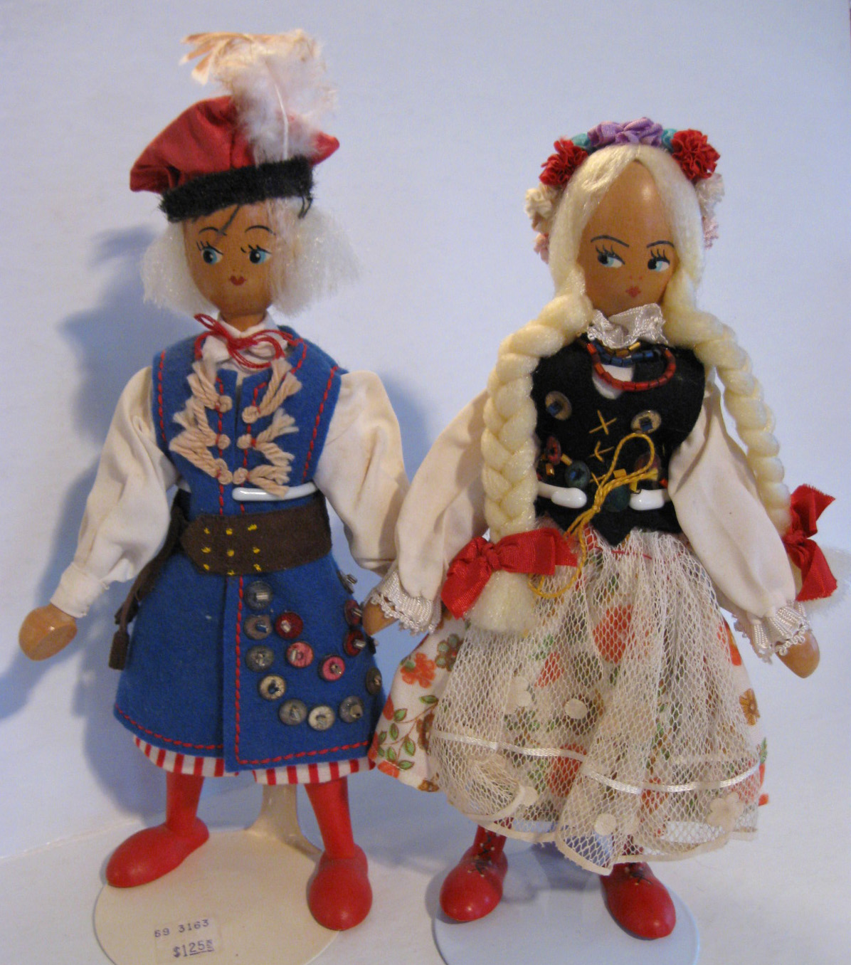 Anna Q's Attic Collecting character wooden Polish dolls