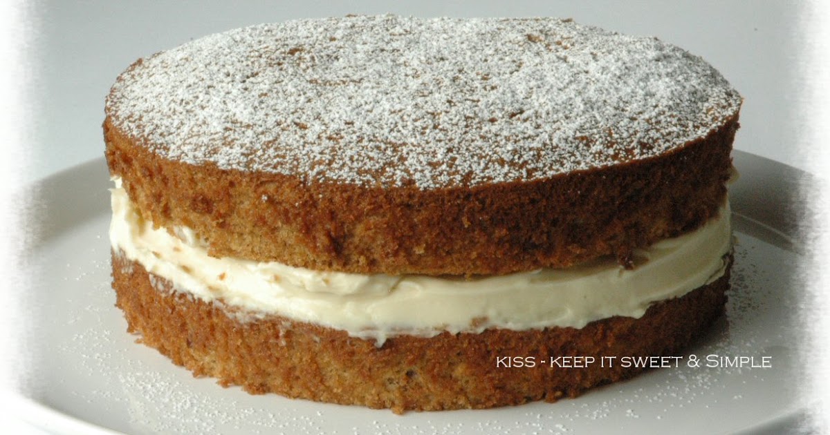 KISS Keep It Sweet and Simple Parsnip and Maple Syrup Cake
