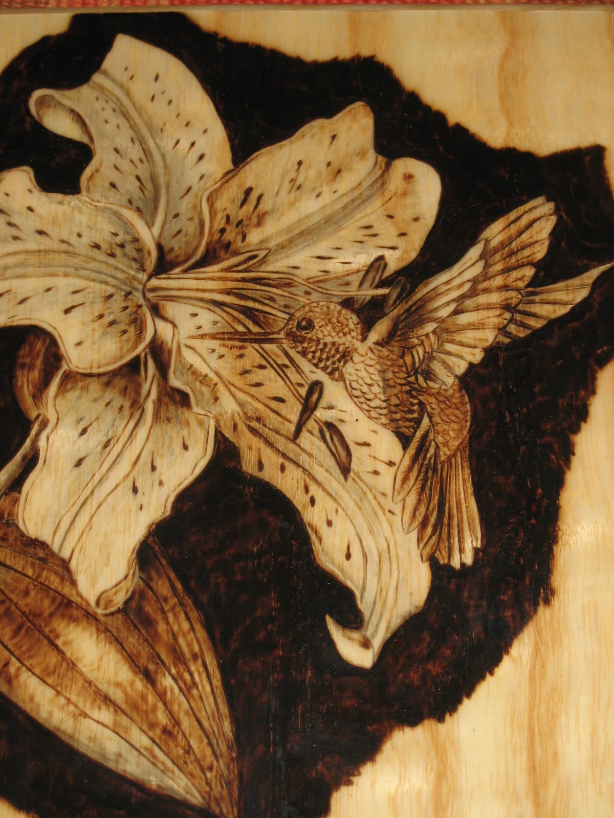 wood pyrography