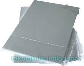 Kertas Bahan ID Card PVC Silver A4 No Brand