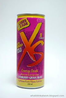 XS Energy Drink Cranberry-Grape Blast Caffeine-Free Review