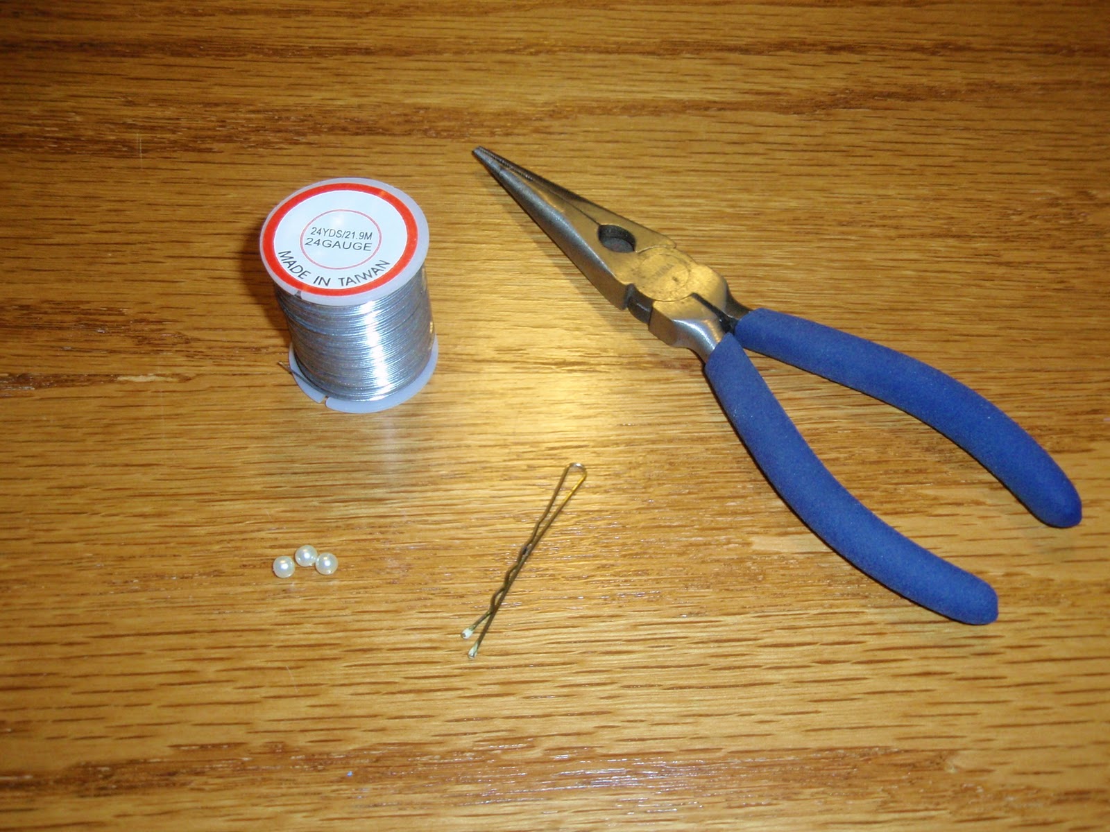 Our Day (In the Making) DIY Pearl Embellished Bobby Pins or Starting