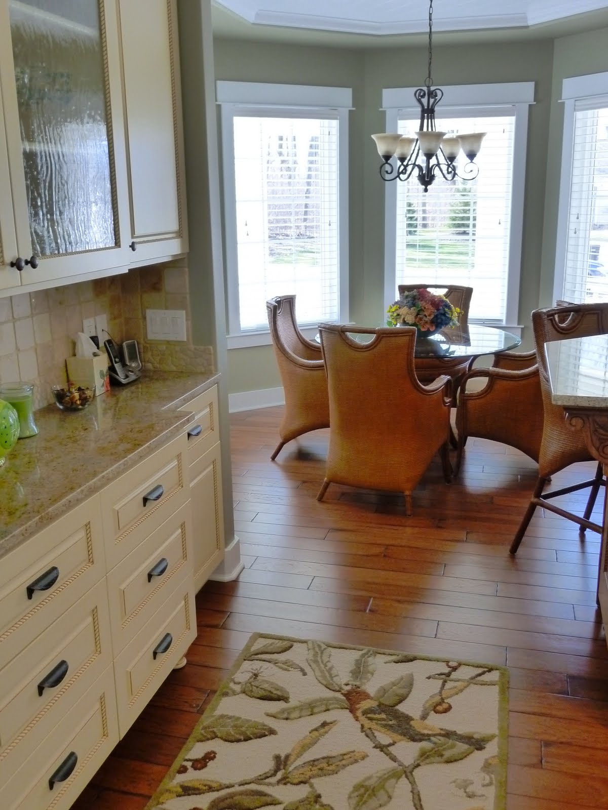 Kitchen cabinets michigan This is the look into the kitchen and dinette from the entry. I love