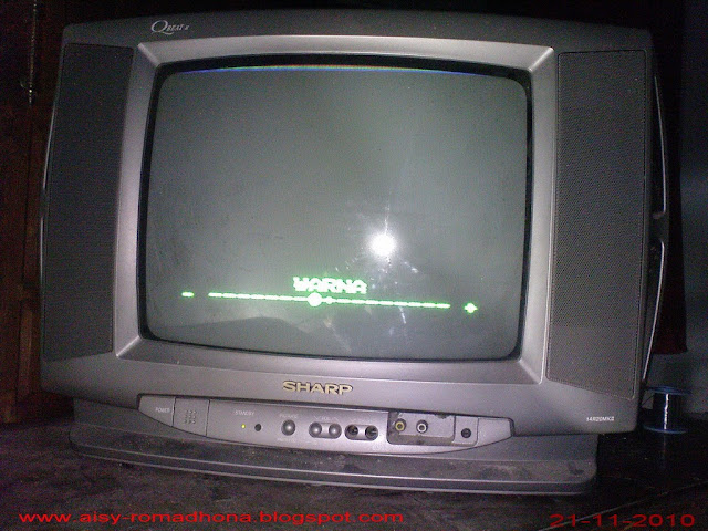 Aisy TV SHARP Qbeat ada suara dan OSD tapi tak ada gambar!