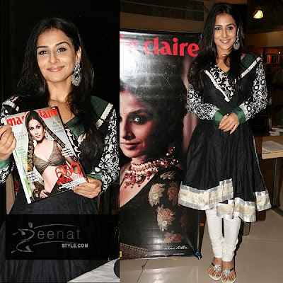 Vidya Balan Churidar Anarkali Suit