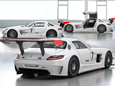Power transmission in the SLS AMG GT3 is done through a sixspeed sequential