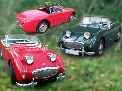 Frogeye Sprite Austin Healey the first of several Sprite models