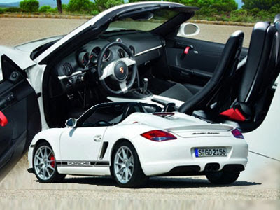 provides the Boxster Spyder with a sleek silhouette reminiscent of the