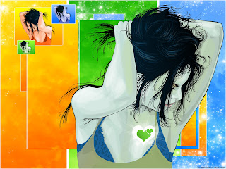 Woman Heart Love Wallpaper