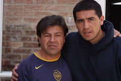 Román junto a su descubridor Jorge Rodriguez