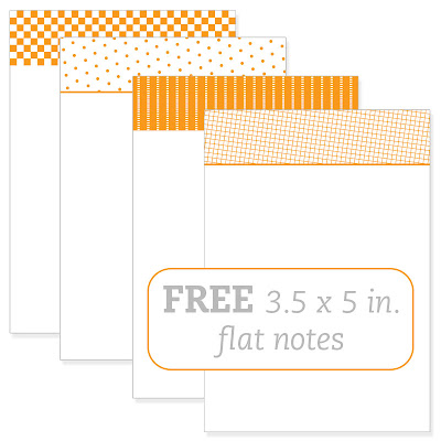 Free Printable Flat Notes: Little Paper Dog