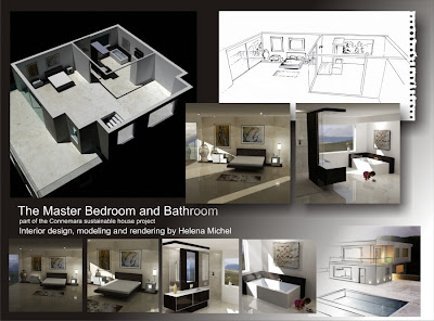 Design Architecture Presentation Board Bedroom And