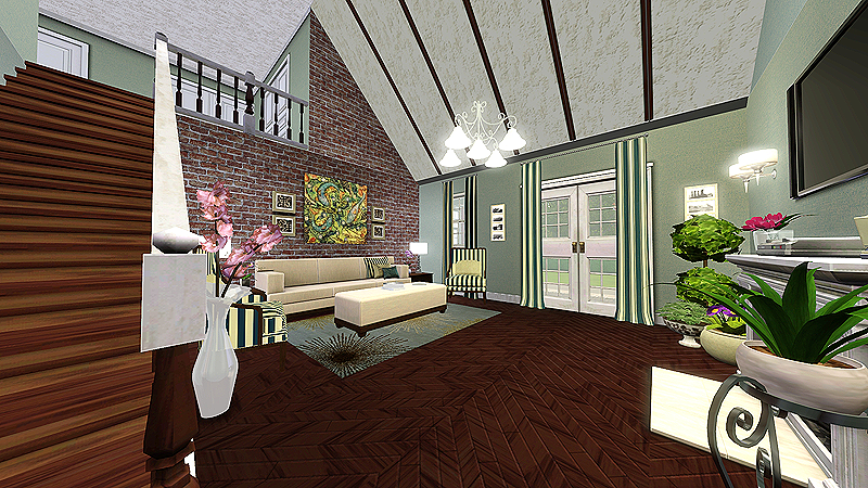 My sims 4 u: sweet home americana by sims 3 properties.