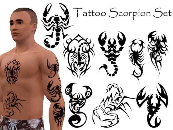 my sims 3 blog tattoo scorpion set by pyszny16 my sims 3 blog tattoo scorpion set by pyszny16