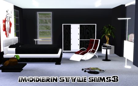 Bedroom on My Sims 3 Blog New Bedroom Set By Modern Style Sims 3