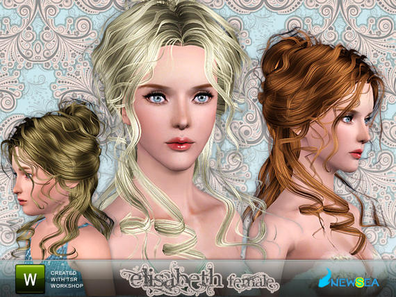sims 2 hairstyles download. Three Hair Recolors for Females by Sims 2