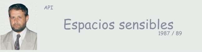 Espacios sensibles    -    Sensitive spaces