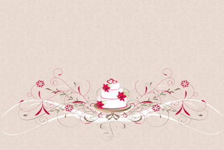 GotPrint background for postcard design - wedding invitation