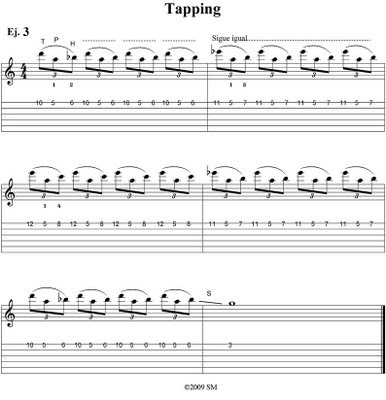 Clases de Guitarra: Tapping