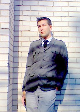 Grey Military Jacket