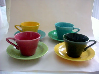 My parents collected vintage American pottery together. It was something they both loved.