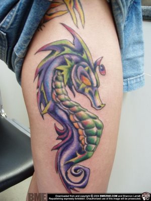 dragon ankle tattoo are mythical creatures of past folklore and legends.