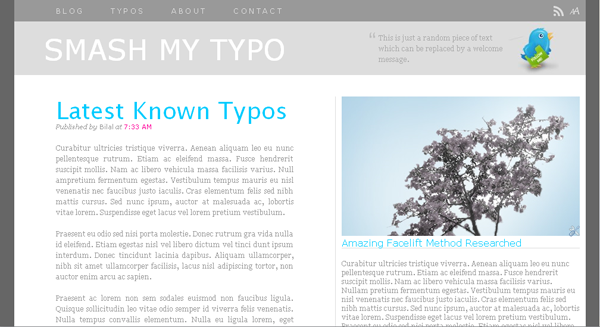 Smash My Typo Blogger-Blogspot Templates