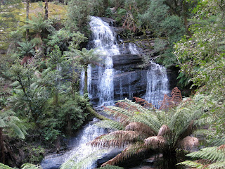 Triplet Falls - Great Otway National Park - Lavers Hill - Victoria Part of Triplet Falls - Great Otway National Park