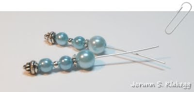 Head pins with pearls  7