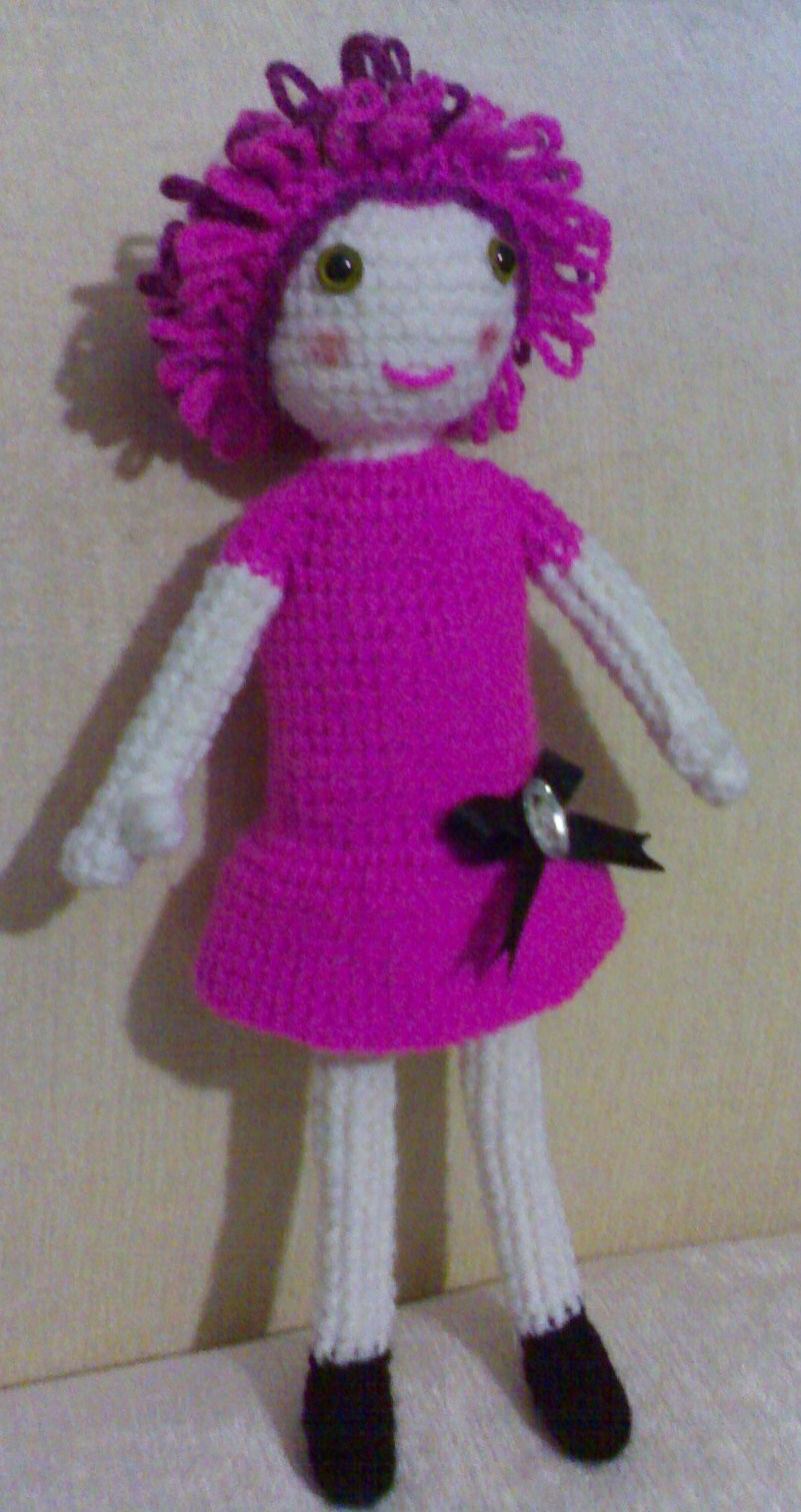 Şule ve Amigurumileri Amigurumi Pembe Şeker Bebek