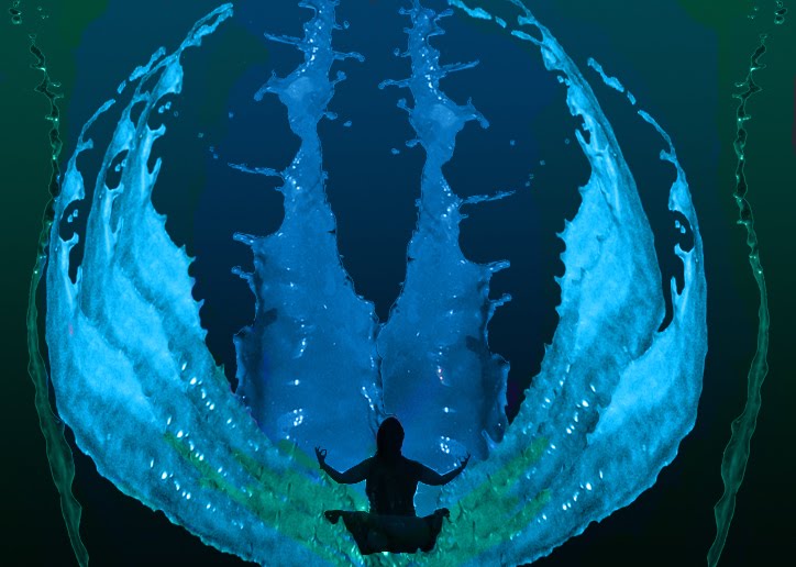 Caroline's Creations Water Elemental Paint Splat