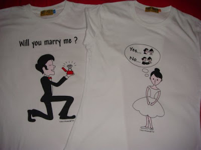 Design Printed on Guy's Will you Marry Me with guy kneeling