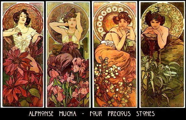 Alphonse Mucha Angel