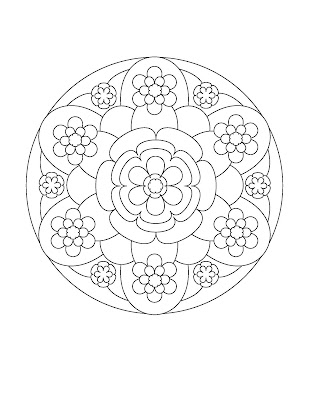 Free Crochet Pattern - Mandala Square (12") from the 12in squares