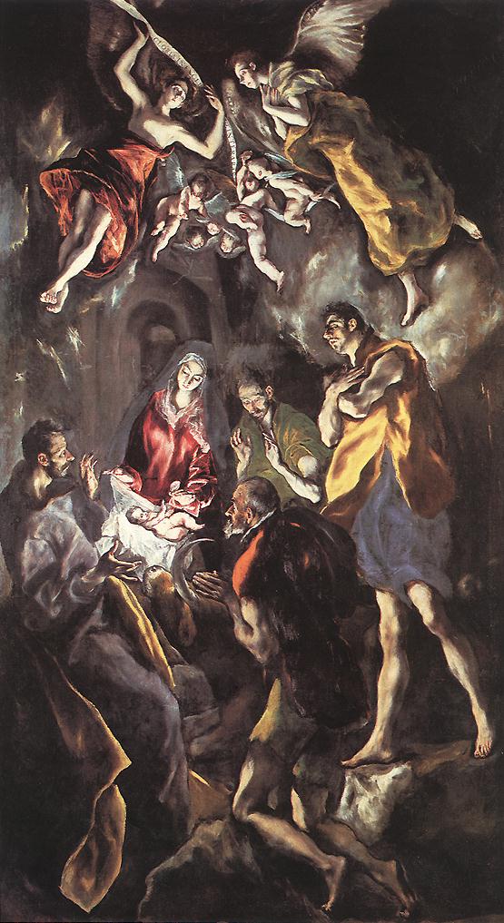 El Greco - Adoration of the
