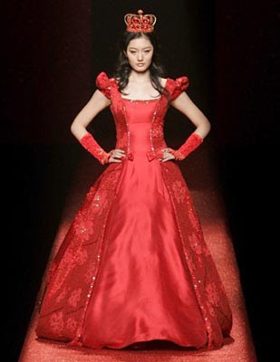 en china el color de los vestidos de novia es rojo en lugar de blanco ...