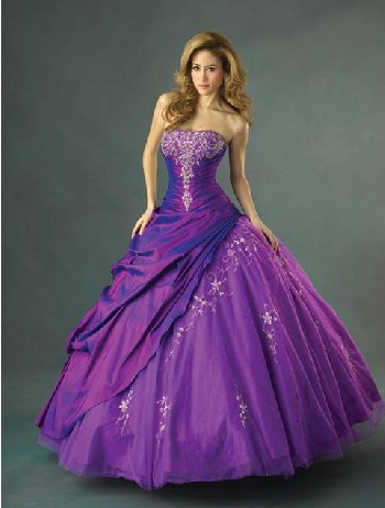 Estos son algunos modelos de vestidos para quinceañera color morado ...