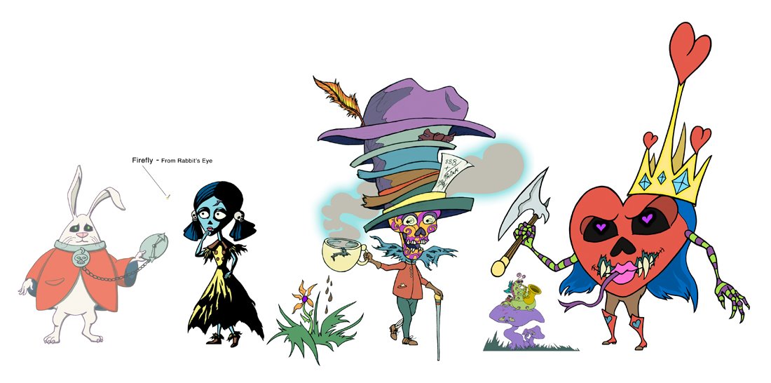 alice in wonderland characters