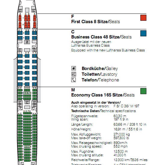 Airbus A319 Seating Chart Lufthansa