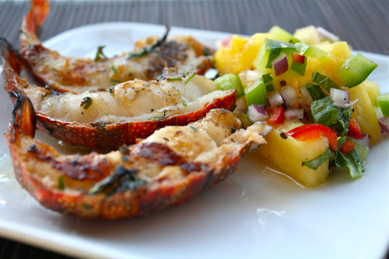 grilled lobster tails recipe bobby flay